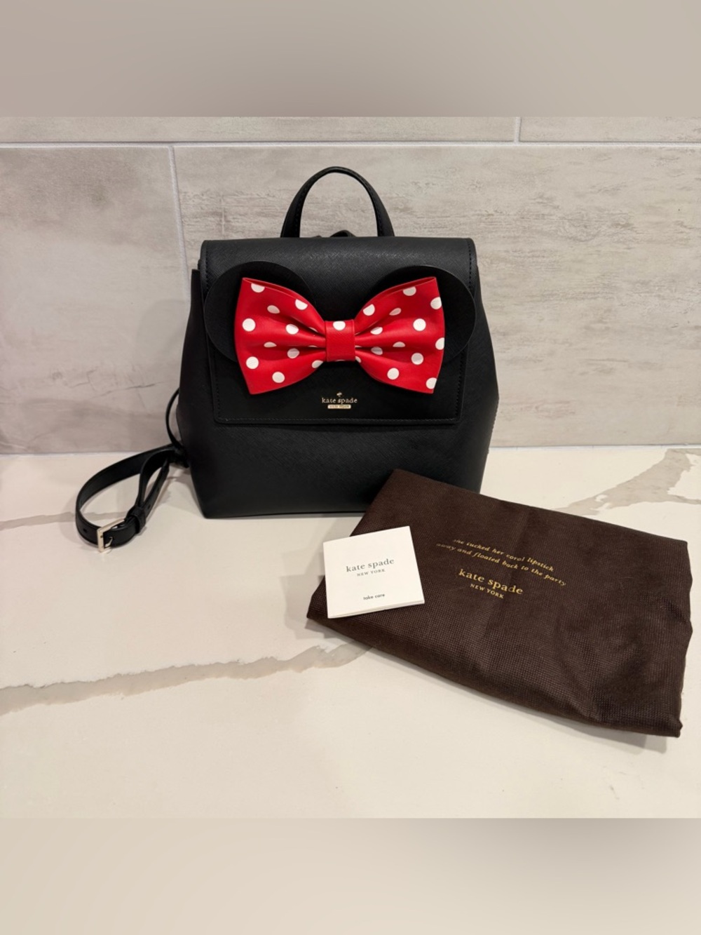 Kate Spade x Disney Minnie Mouse Neema Backpack - Neema | NWOT